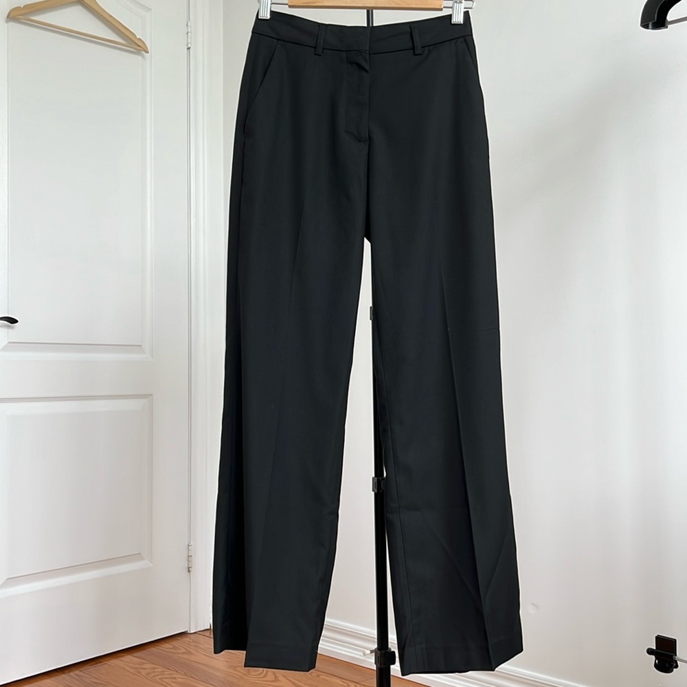 NWT Scotch & Soda Edie Black High Rise Wide Leg Pants 24/30